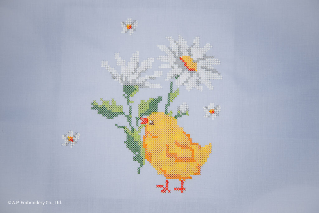 Cross-Stitched Bird